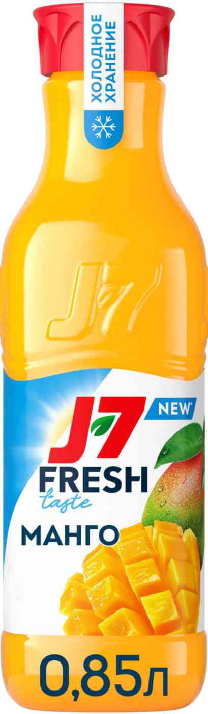 Нектар J7 Fresh Taste из манго с мякотью, 850мл