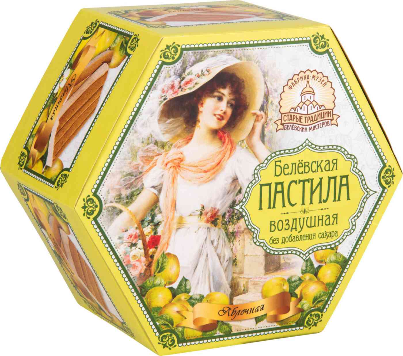 Белёвская пастила яблочная Старые традиции без сахара, 150г