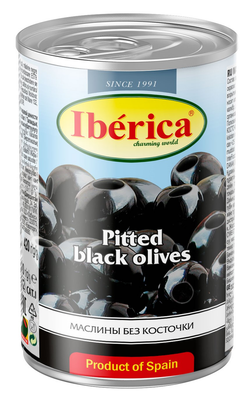 Маслины Iberica без косточки, 420г