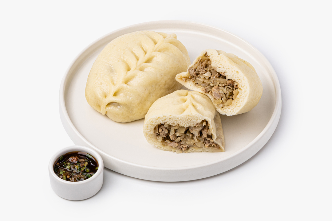 Пироги "По-корейски" с мясом и капустой