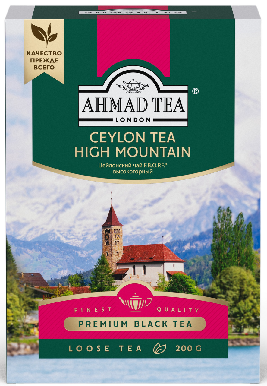 Чай Ahmad Tea Ceylon High Mountain черный листовой, 200г