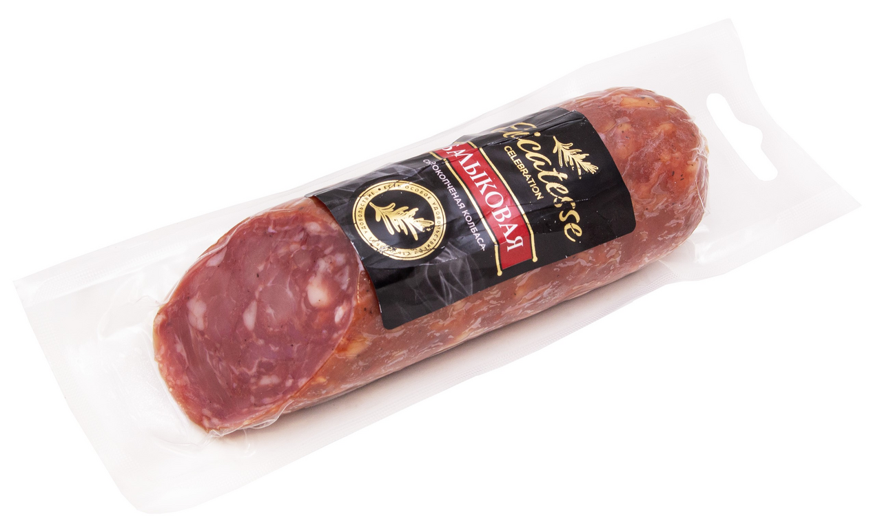 Колбаса Elicatesse Балыковая сырокопченая, 200г