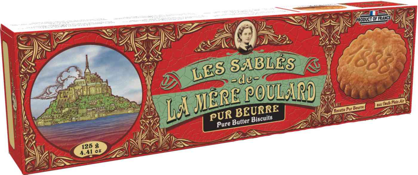 Печенье La Mere Poulard Pure Butter Biscuits, 125г