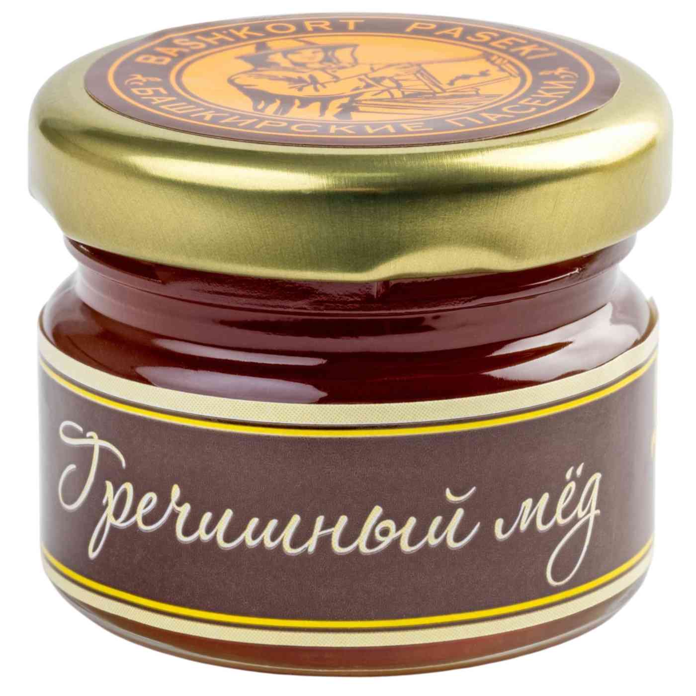Мёд гречишный Башкирские пасеки, 40г