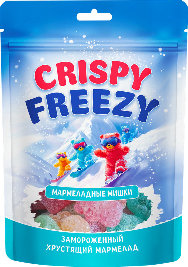 Мармелад жевательный FRESHBOX Crispy Freezy мишки, 45г