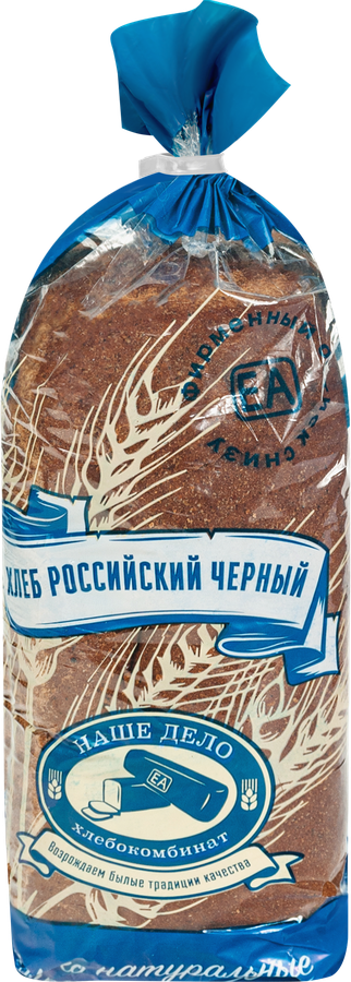 Хлеб ХК НАШЕ ДЕЛО Российский черный, 550г