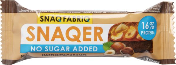 Батончик протеиновый Snaq Fabriq Snaqer фундук-карамель без сахара, 50г
