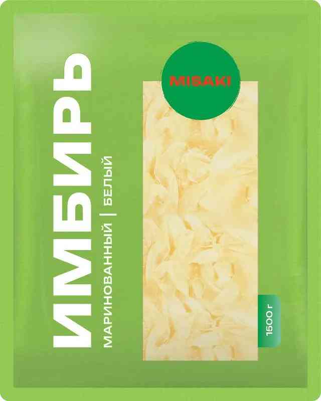 Имбирь Misaki белый маринованный, 1,5кг