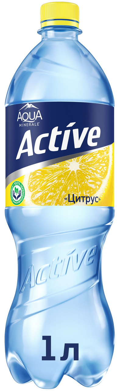 Вода Aqua Minerale Active цитрус негазированная, 1л