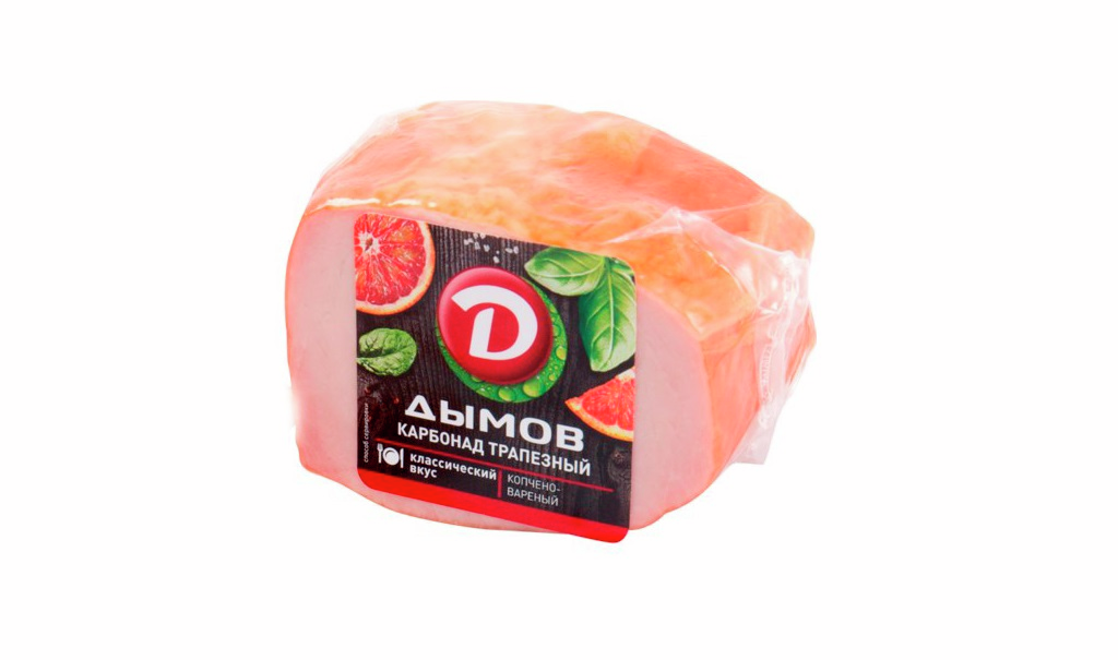 Карбонад Дымов Трапезный варено-копченый