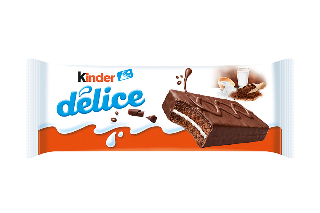 Пирожное бисквитное Kinder Delice покрытое какао-глазурью с молочной начинкой 39 г / Супермаркет