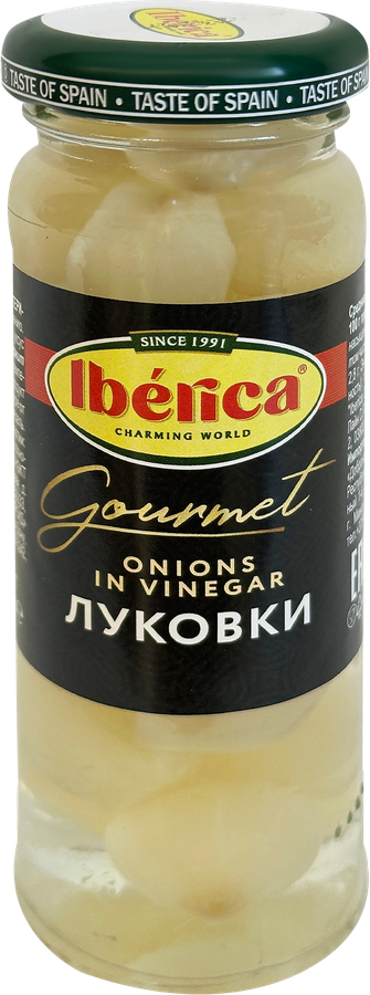 Луковки консервированные IBERICA Gourmet, пикантные, 100г