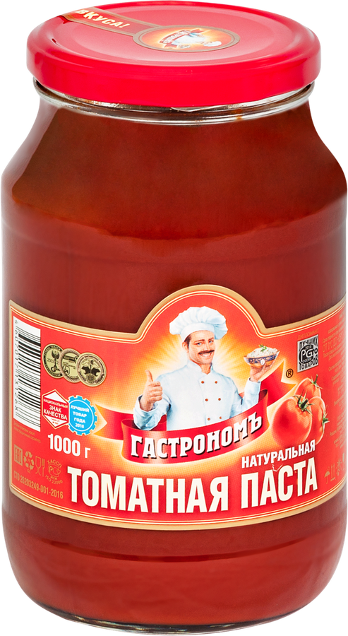 Паста томатная ГАСТРОНОМЪ Натуральная, 1кг