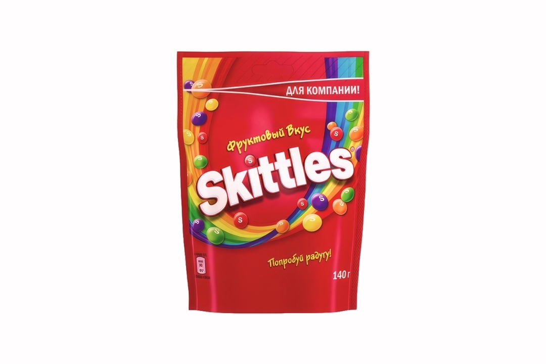 Драже Skittles Фруктовый вкус 140 г / Супермаркет