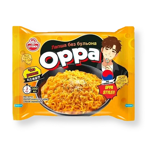 Лапша быстрого приготовления Ottogi Oppa со вкусом сыра
