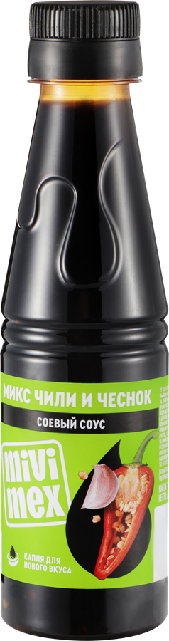 Соус соевый MIVIMEX с перцем и чесноком, 200г