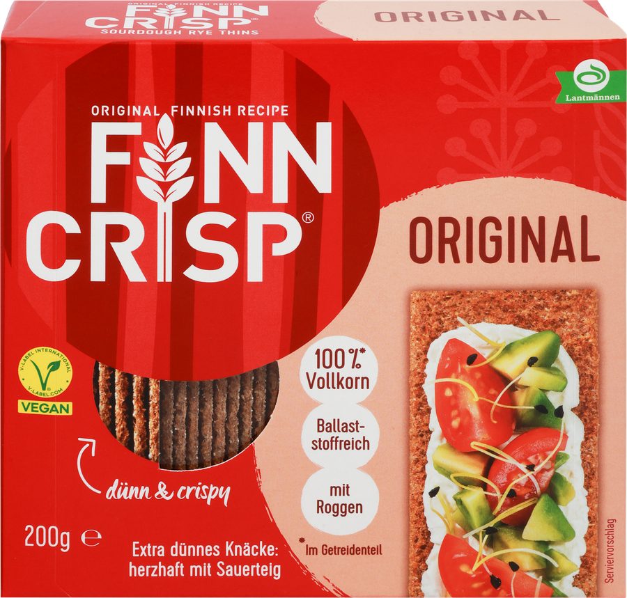 Хлебцы ржаные FINN CRISP Original, 200г