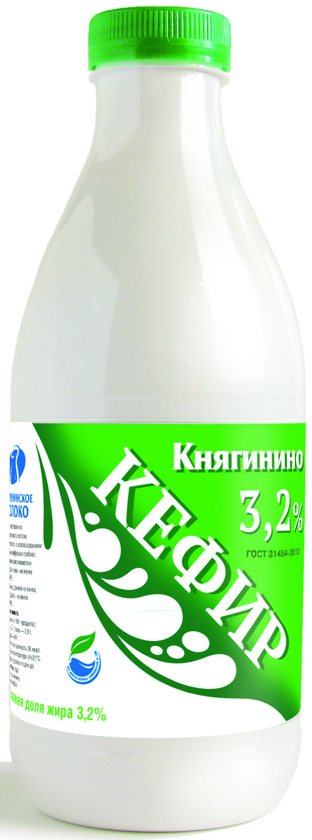 Кефир Княгинино 3.2%, 930г