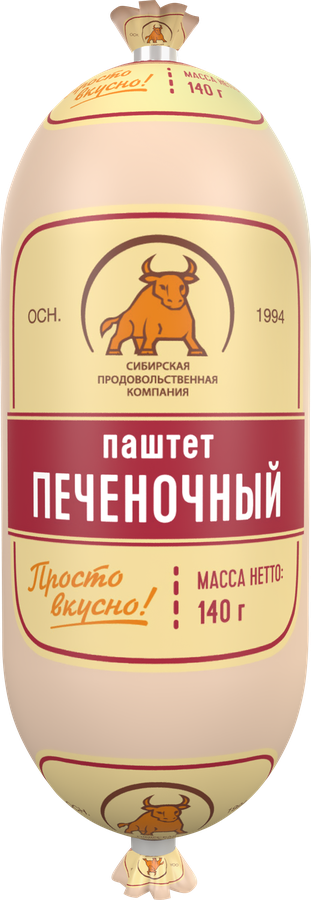 Паштет СПК Печеночный, 140г