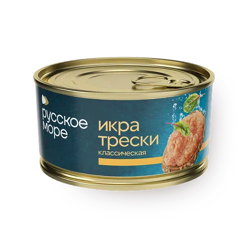 Икра трески Классическая «Русское море»