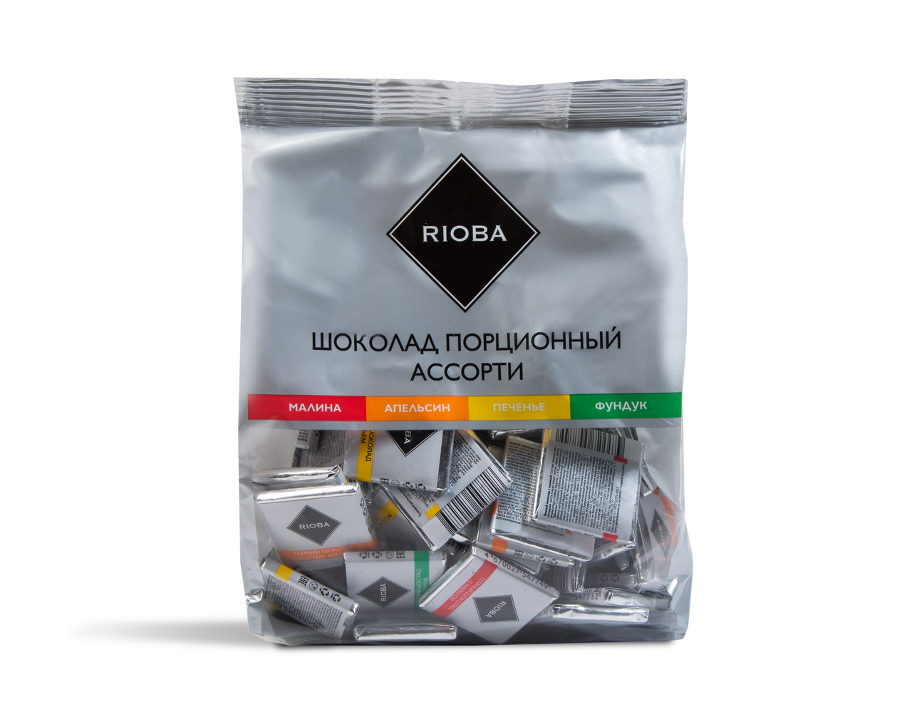 RIOBA Шоколад порционный ассорти (5г х 100шт), 500г