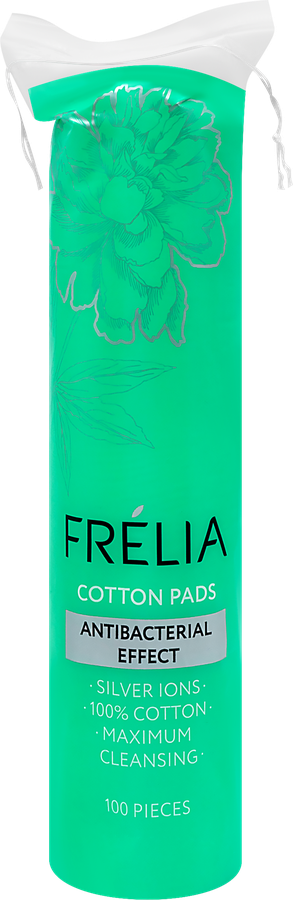 Диски ватные FRELIA с ионами серебра, 100шт