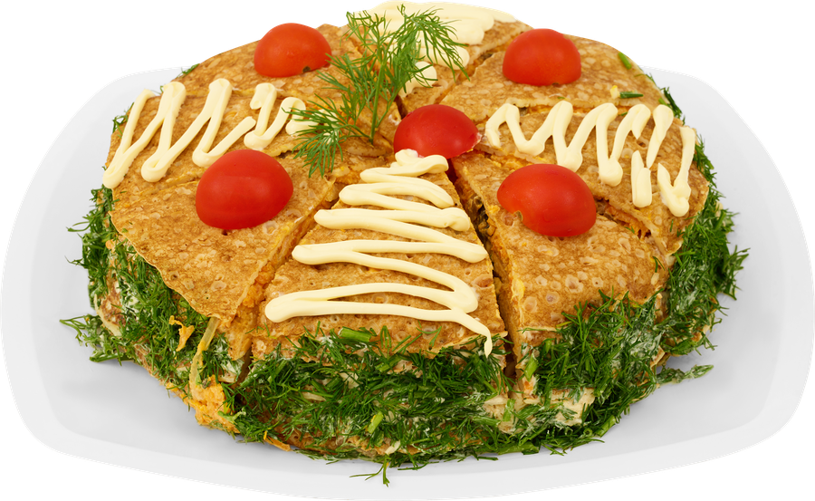Пирог блинный с курицей ЛЕНТА FRESH, весовой