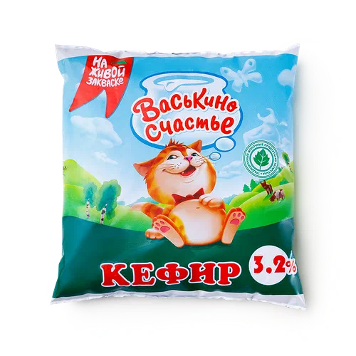 Кефир 3,2% «Васькино счастье» халяль