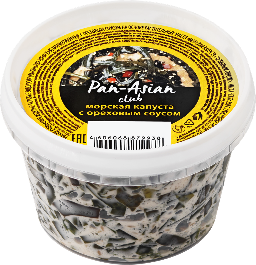 Морская капуста PAN-ASIAN с ореховым соусом, 250г