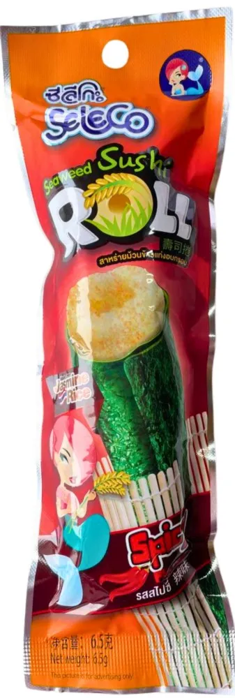 Роллы из морской капусты Селеко вкус Острый 6,5г