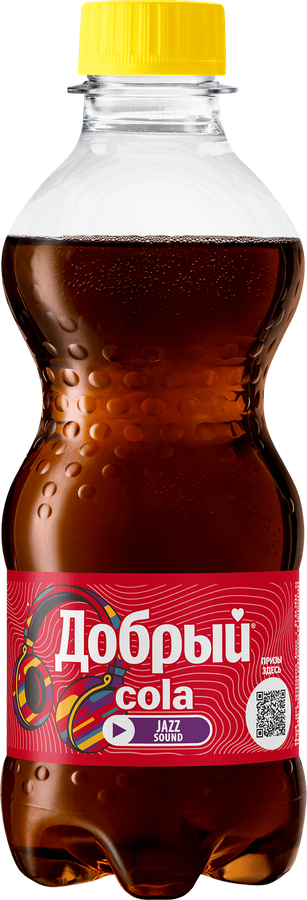 Напиток ДОБРЫЙ Cola сильногазированный, 0.3л