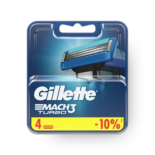 Кассеты для станка Gillette Mach-3 Turbo