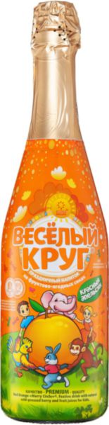 Напиток сокосодержащий Absolute Nature Веселый круг Красный апельсин, 0,75л