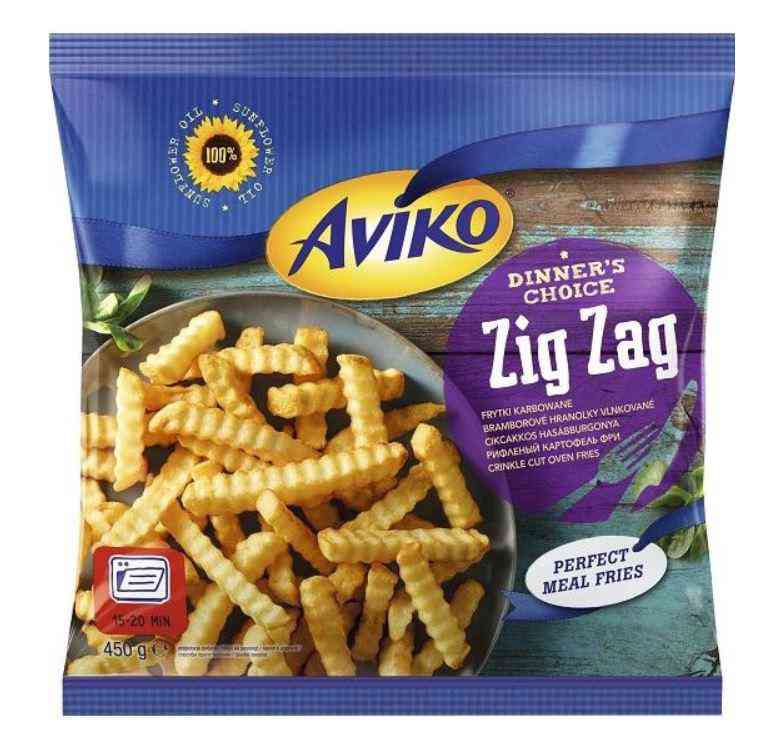 Картофель Голд Фри Aviko Волнистый, 450г