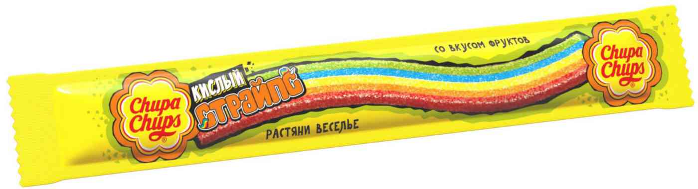 Мармелад жевательный Chupa Chups Моно Страйпс, 10г