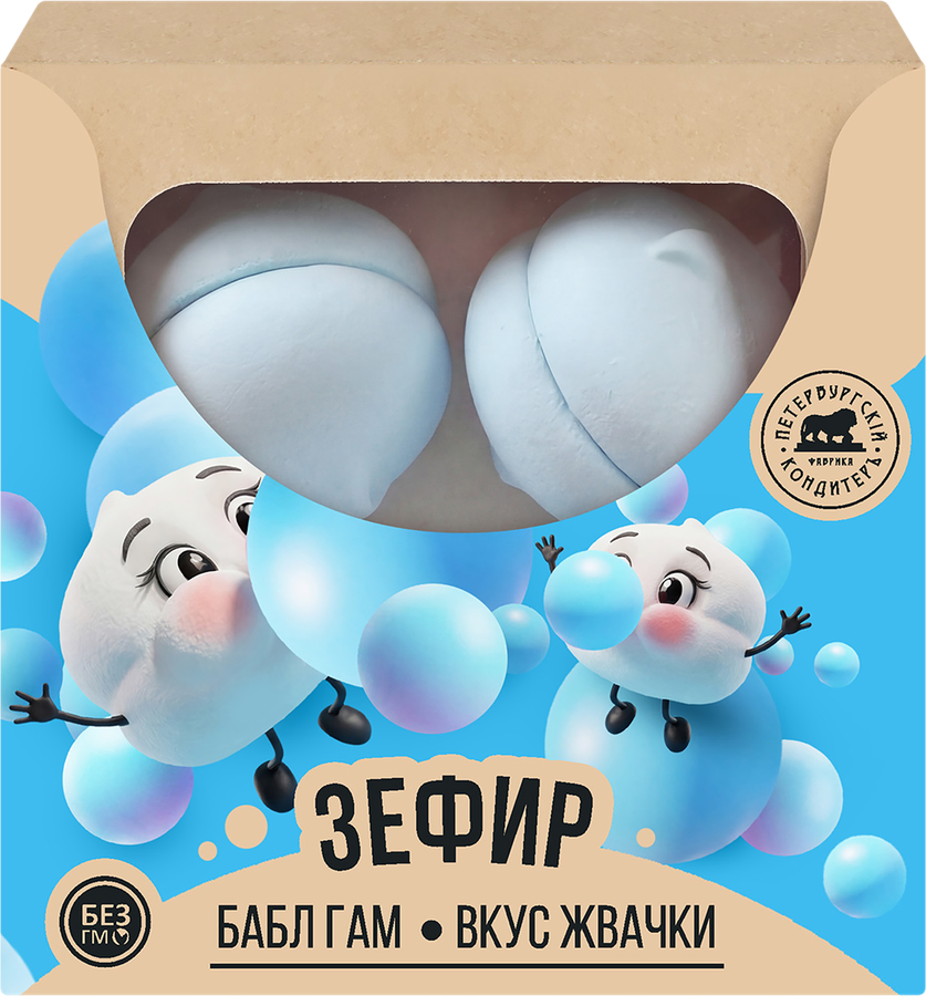 Зефир ПЕТЕРБУРГСКИЙ КОНДИТЕРЪ Бабл Гам, ароматизированный, 200г