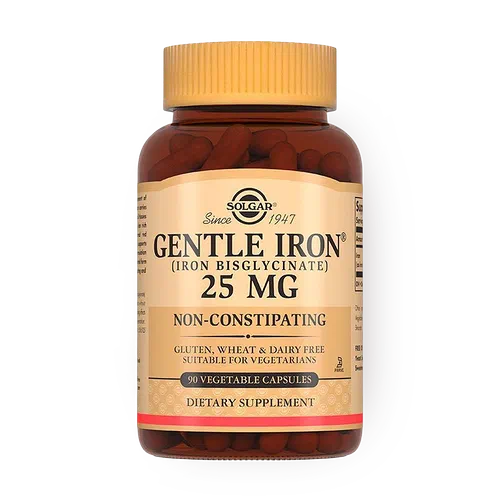 БАД Solgar Gentle Iron 25 Mg Vegetable Capsules​