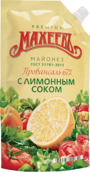 Майонез Провансаль Махеевъ с лимонным соком 67%, 380г