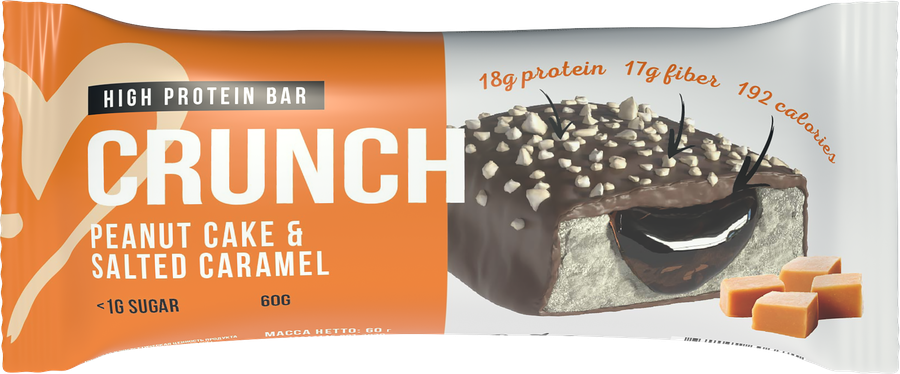 Батончик протеиновый BOOTYBAR Crunch Арахис и соленая карамель, 60г