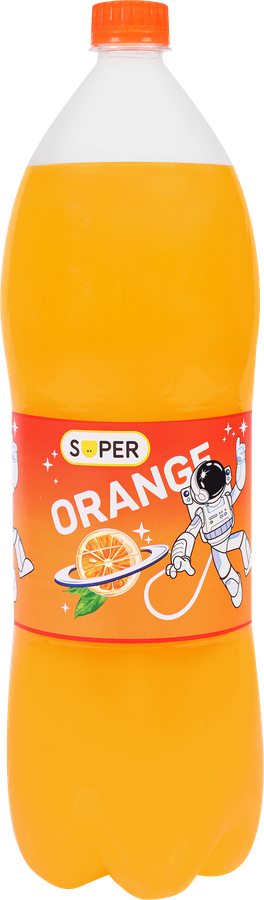 Напиток SUPER Orange сильногазированный, 2л