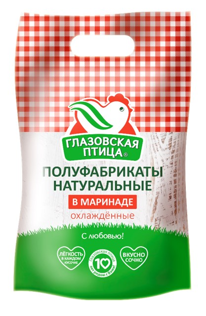 Крылья цыпленка-бройлера Глазовская птица По-мексикански охлажденные, 1кг