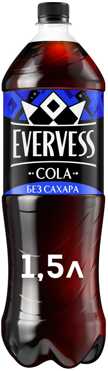 Напиток Evervess Cola без сахара газированный, 1.5л