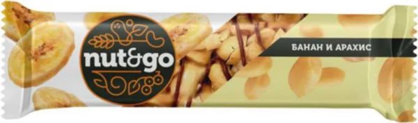 Батончик Nut&Go Банан и арахис, 42г