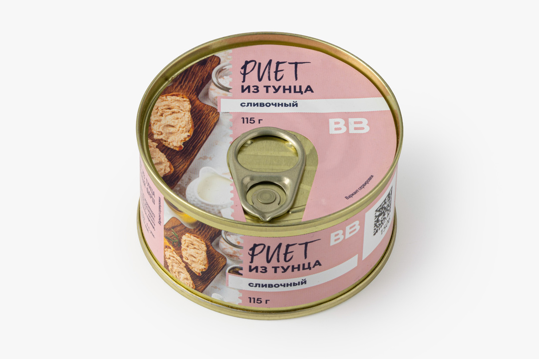 Риет из тунца сливочный, 115г