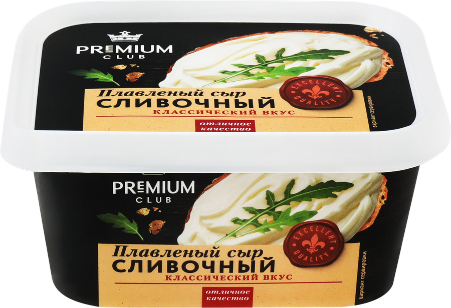 Сыр плавленый PREMIUM CLUB Сливочный 35%, без змж, 400г