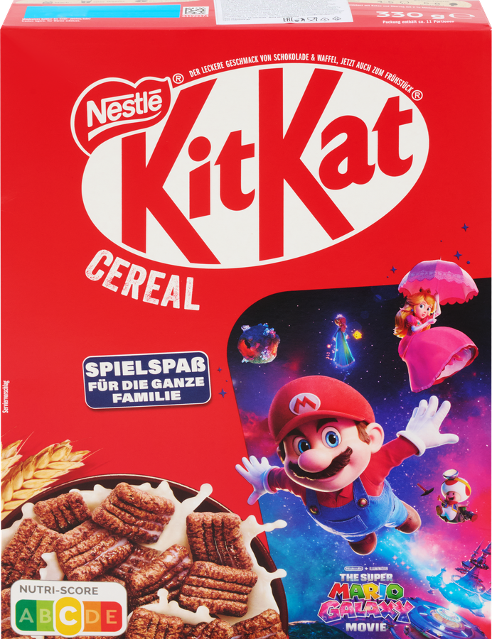 Готовый завтрак KITKAT Cereal Молочный шоколад, 330г