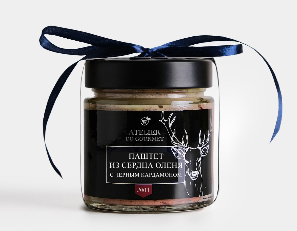 Паштет из сердца оленя Atelier du gourmet с кардамоном, 200г