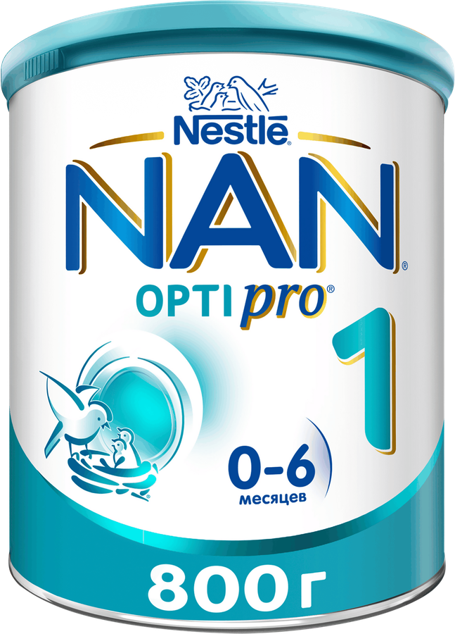 Смесь детская NAN 1 OptiPro, с рождения, 800г