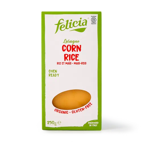 Лазанья из кукурузно-рисовой муки Felicia BIO без глютена​
