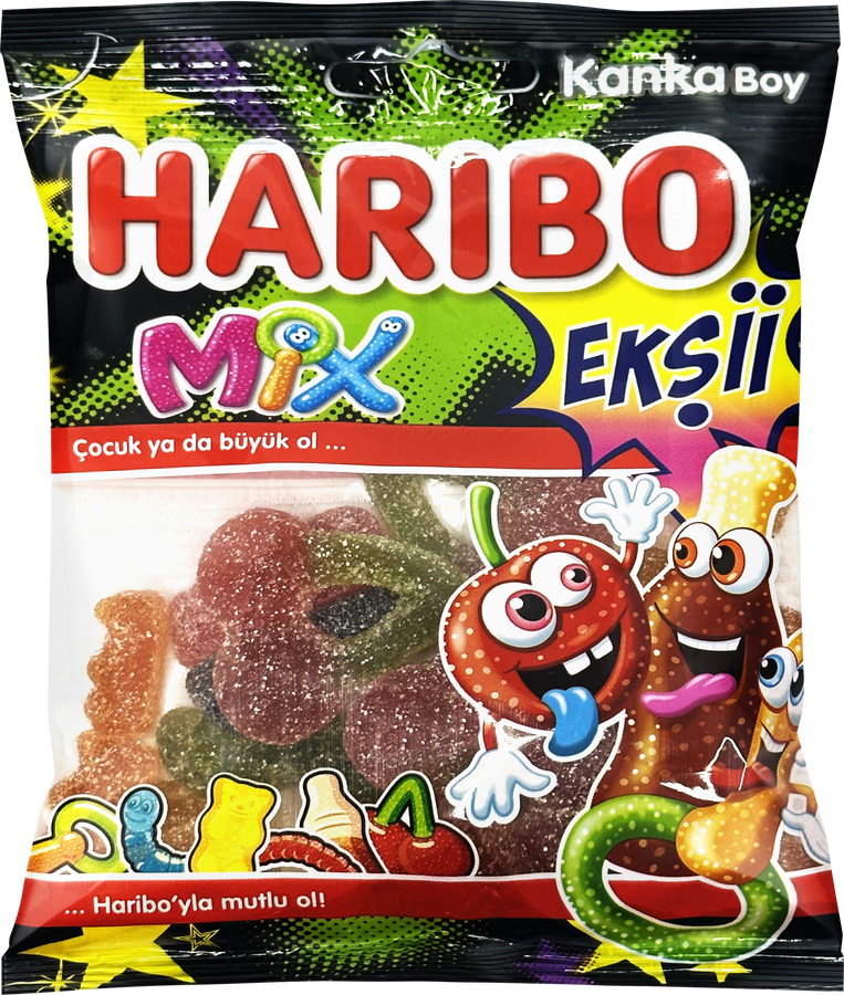 Мармелад жевательный HARIBO Mix Eksii, разной формы, 70г